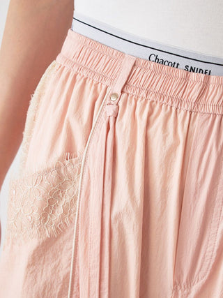 【Chacott】Nylon Lace Pants
