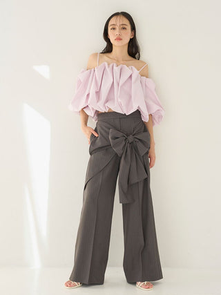 Ribbon 2-Way Design Pants
