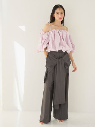 Ribbon 2-Way Design Pants