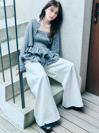 [Kuroki Denim] High-Rise Wide-Leg Jeans