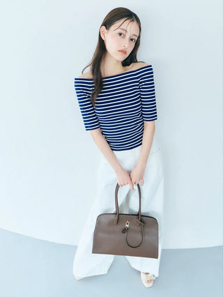 [Kuroki Denim] High-Rise Wide-Leg Jeans