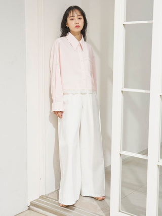 [Kuroki Denim] High-Rise Wide-Leg Jeans
