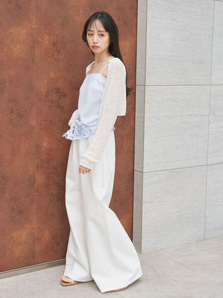 [Kuroki Denim] High-Rise Wide-Leg Jeans