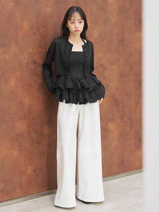 [Kuroki Denim] High-Rise Wide-Leg Jeans