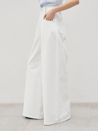 [Kuroki Denim] High-Rise Wide-Leg Jeans