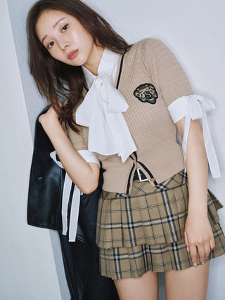 Belted Tiered Skort