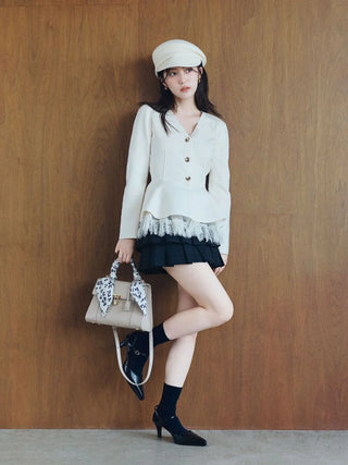 Belted Tiered Skort