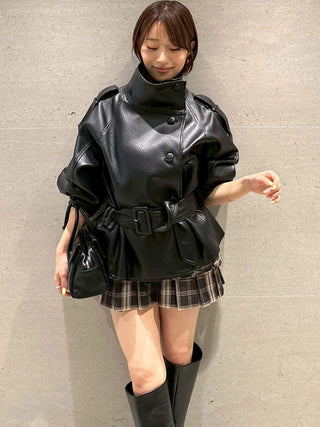 Belted Tiered Skort
