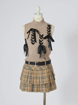 Belted Tiered Skort