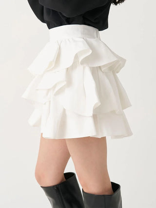 Ruffled Mini Skort
