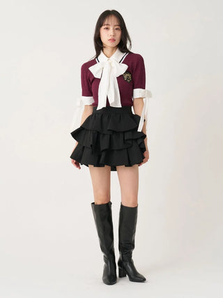 Ruffled Mini Skort