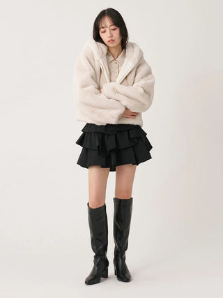 Ruffled Mini Skort