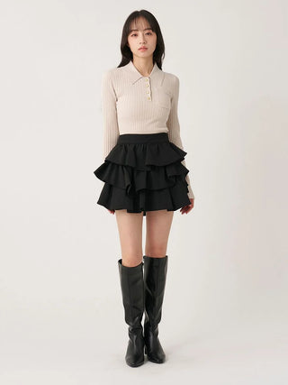 Ruffled Mini Skort