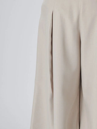 Washable Tucked Wide-Leg Pants