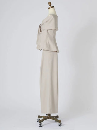 Washable Tucked Wide-Leg Pants