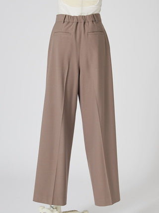 【WARM】Simple pleated pants