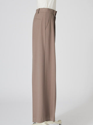 【WARM】Simple pleated pants