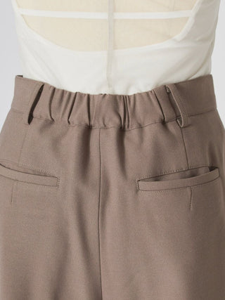 【WARM】Simple pleated pants