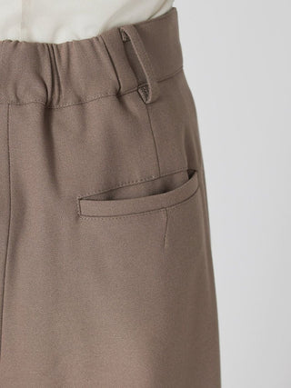 【WARM】Simple pleated pants