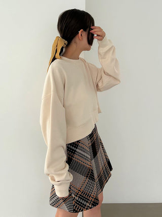 Roving Checkered Mini Skirt, Premium Fashionable Women's Skirts & Skorts at SNIDEL USA