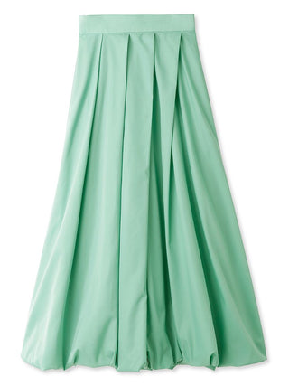 Sustainable Slash Tuck Balloon Maxi Skirt in mint, Premium Fashionable Women's Skirts & Skorts at SNIDEL USA.