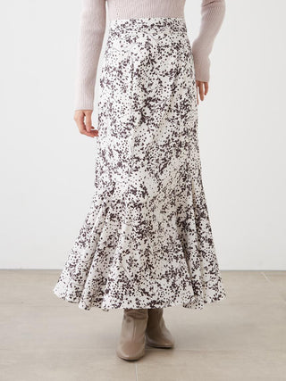 Jacquard Print Skirt