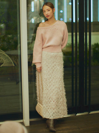 Lace Jacquard Skirt