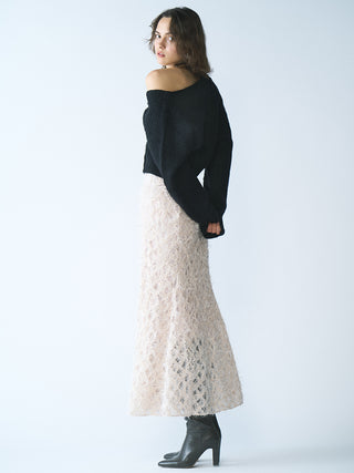 Lace Jacquard Skirt