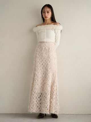 Lace Jacquard Skirt