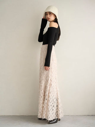 Lace Jacquard Skirt