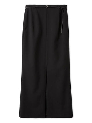 Sustainable High-Waisted Maxi Pencil Slit Skirt