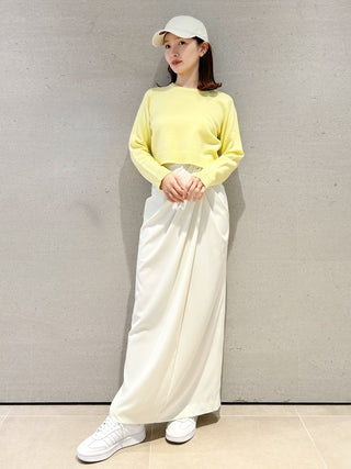 Asymmetrical Ruched High-Waist Maxi Skirt