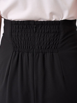 Asymmetrical Ruched High-Waist Maxi Skirt