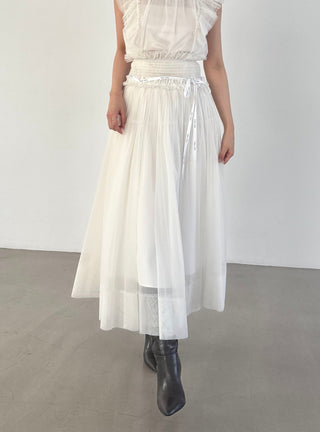 [Chacott] Tulle Skirt
