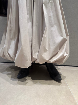 Elastic Waist Balloon Skirt