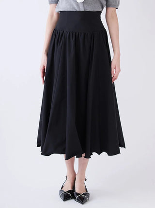 Volume Taffeta Long Skirt
