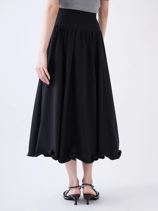 Volume Taffeta Long Skirt