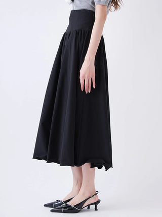Volume Taffeta Long Skirt