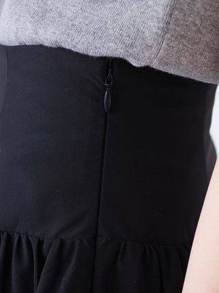 Volume Taffeta Long Skirt