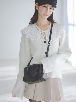 Pleated Mini Skirt with Belt