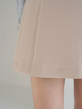 Pleated Mini Skirt with Belt