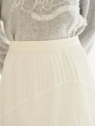 Sustainable Pleated Tiered Skirt