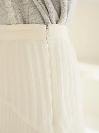 Sustainable Pleated Tiered Skirt