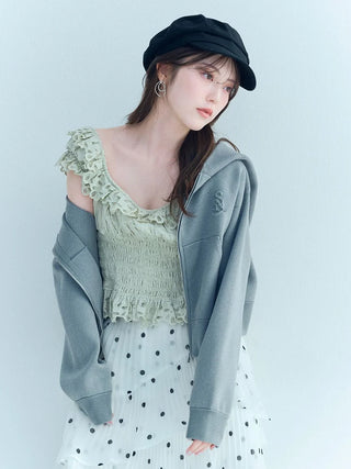 Sustainable Pleated Tiered Skirt
