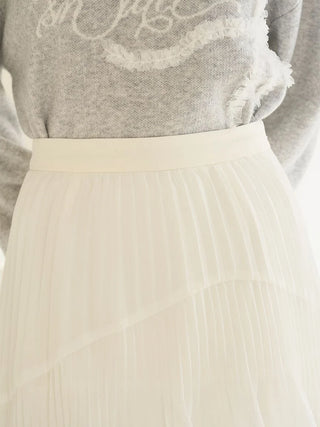 Sustainable Pleated Tiered Skirt