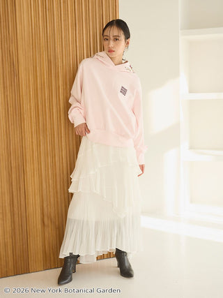 Sustainable Pleated Tiered Skirt