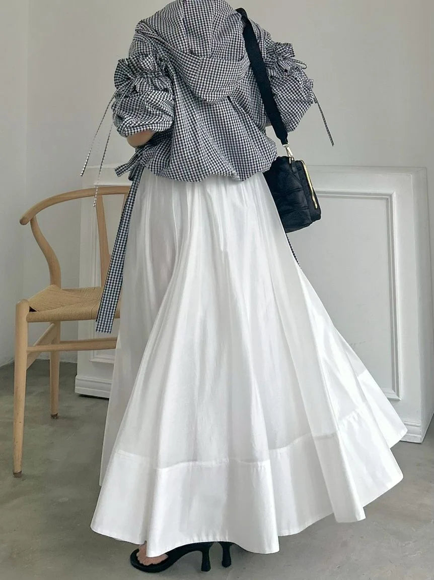 Gathered Volume Flare Skirt SNIDEL Gathered Volume Flare Skirt SNIDEL