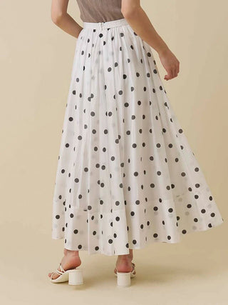 Gathered Volume Flare Skirt