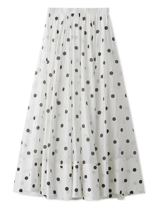 Gathered Volume Flare Skirt
