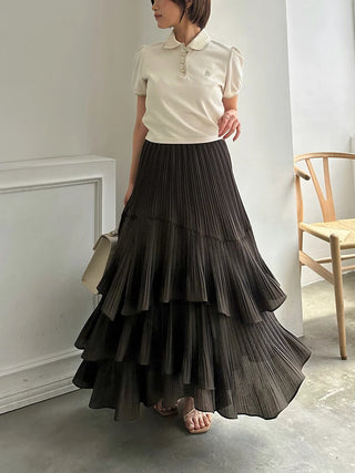 Tiered Maxi Skirt
